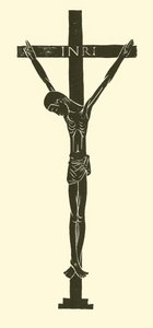 十字架 作： Eric Gill