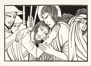 ユダの接吻 作： Eric Gill