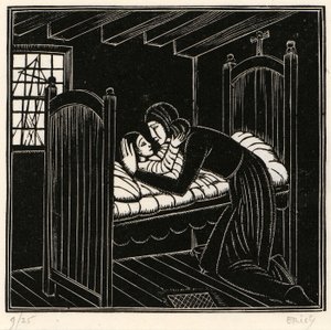 母と子 作： Eric Gill