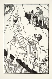 トロイラスの死 作： Eric Gill