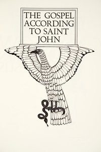 聖ヨハネの鷲 作： Eric Gill