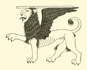 聖マルコのライオン 作： Eric Gill