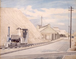セメント工場 作： Eric Ravilious