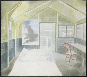 作戦室、1941-42年頃 作： Eric Ravilious