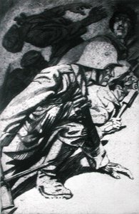 嵐、ライプツィヒで出版された版画のフォリオからのイラスト 作： Erich Erler
