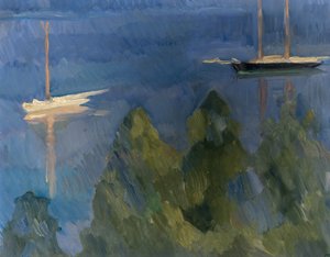 青い海（絵画） 作： Erik Theodor Werenskiold