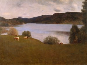 クヴィテセイドからの夕景 作： エリック・テオドール・ヴェレンショルド