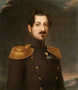 オスカー1世の肖像1799-1859、スウェーデン国王とノルウェー、1844年。