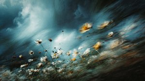 嵐の中の野の花 作： 