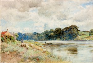 コケで、1902年頃（水彩） 作： Ernest Albert Waterlow