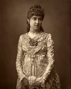 アンジェラフェントン、イギリスの女優、1887年。 作： Ernest Barraud