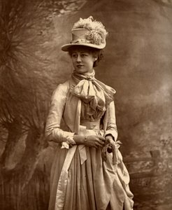 バイオレットヴァンブラ、イギリスの女優、1887年。 作： Ernest Barraud