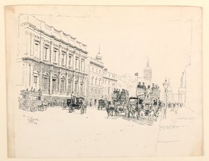 バンケティング ホール、ホワイトホール、ロンドン 作： Ernest Clifford Peixotto