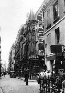 Rue Vieille du Temple、ホテルバルベット、パリ、1931年。 作： Ernest Flammarion
