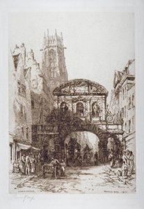 テンプル バー、ロンドン、1877 年 作： Ernest George