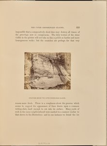 ウンター・グリンデルワルト氷河の横の斜線 作： Ernest H. Edwards