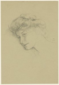 若い女性の肖像画