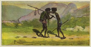 アシャンティの挨拶 作： Ernest Henry Griset