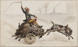 オフホーム（紙にインクとトイレ） 作： Ernest Henry Griset