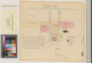 マーリーミル、リトルエルクトンクリーク、メリーランド州、ヘキサマーサーベイ、1867年 作： Ernest Hexamer