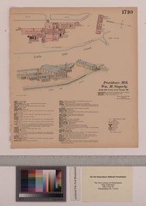 プロビデンスミル、メリーランド州フェアヒル、ヘキサマー一般測量、1882年 作： Ernest Hexamer
