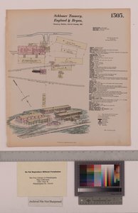 イングランドのシュロッサータナリーとメリーランド州のブライアンタナリーステーション、ヘキサマー一般測量、1880 作： Ernest Hexamer