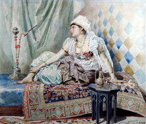 オダリスク」、1888年。 作： Ernest Karlovich Liphart