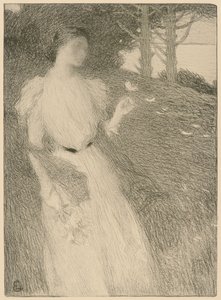 10月の夕方、c。 1898年。 作： Ernest Laurent
