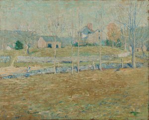 放棄された農場、カリフォルニア州。 1908年。 作： Ernest Lawson
