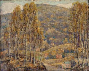 ビーチ 作： Ernest Lawson