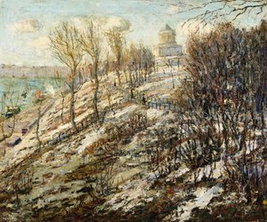 グラントの墓 作： Ernest Lawson