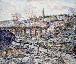 ハーレム川橋 作： Ernest Lawson