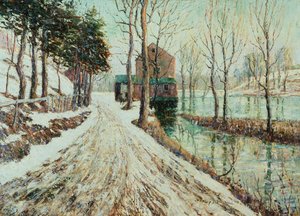 雪解け 作： Ernest Lawson