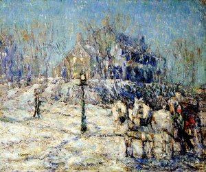 ダイクマン家、1913 作： Ernest Lawson