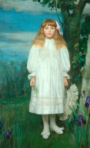キャサリン・ハワード嬢、1904年頃（帆布に油彩） 作： Ernest Leopold Sichel