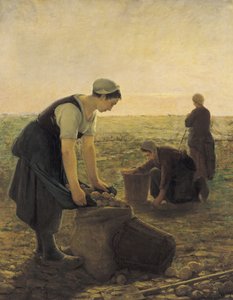 ジャガイモの収穫 作： Ernest Masson