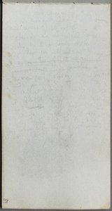 スケッチブック、89ページ：注意事項。 作： Jean Louis Ernest Meissonier
