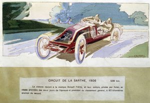 ラ・サルト・サーキット 作： Ernest Montaut