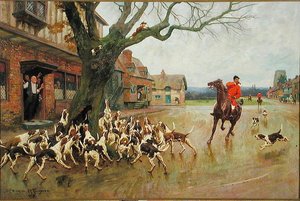 悩めるキツネ 作： Ernest Pile Bucknall