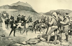 「カレドン川でのプリンスルー軍の降伏」、1901 年。