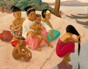イラワジのほとりに 作： Ernest Procter
