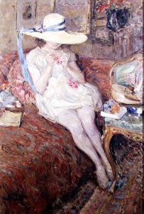 麦わら帽子の少女 作： Ernest Rocher