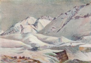 The Andes（カラーリトグラフ 作： Ernest William Christmas