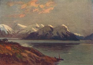 マゼラン海峡、1916 作： Ernest William Christmas