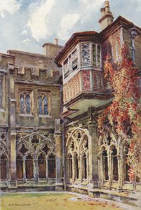 アン・ブーリンの窓、ディーンの回廊 (色リソ) 作： Ernest William Haslehust