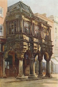 ギルドホールポーチ（カラーリソ） 作： Ernest William Haslehust