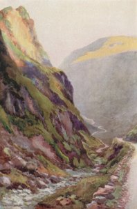Honister Pass Dawn (カラー リソ) 作： Ernest William Haslehust