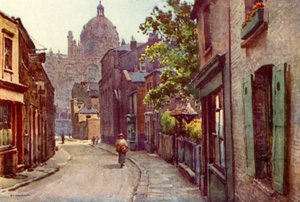 ランスロット プレイス、ナイツブリッジ (カラー リソ) 作： Ernest William Haslehust