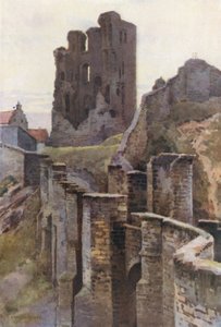 スカボロー城（カラーリソ） 作： Ernest William Haslehust
