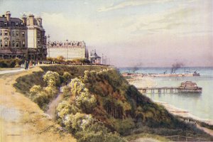 The Leas、Folkestone (カラー リソ) 作： Ernest William Haslehust
